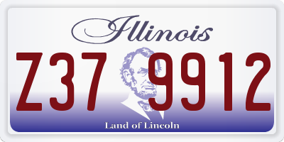IL license plate Z379912