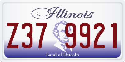 IL license plate Z379921