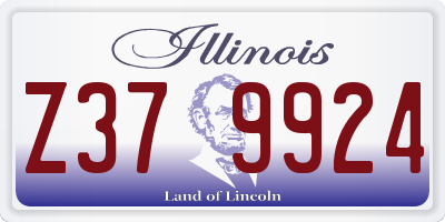 IL license plate Z379924