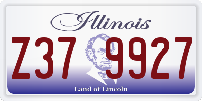 IL license plate Z379927
