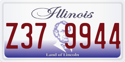 IL license plate Z379944