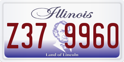 IL license plate Z379960