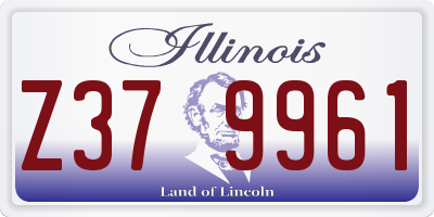 IL license plate Z379961