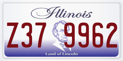 IL license plate Z379962