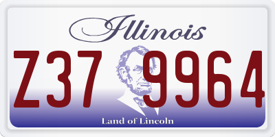 IL license plate Z379964