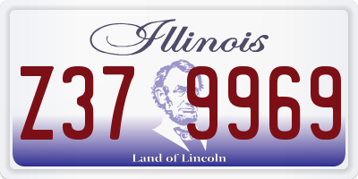 IL license plate Z379969
