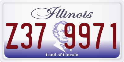 IL license plate Z379971