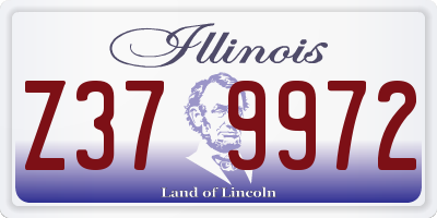 IL license plate Z379972