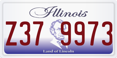 IL license plate Z379973