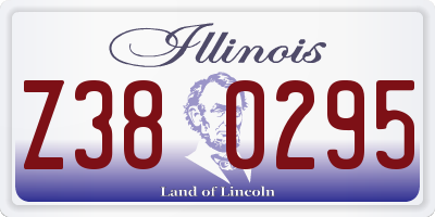 IL license plate Z380295