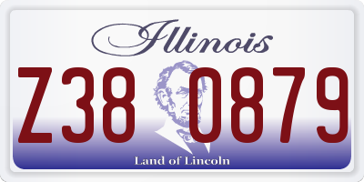 IL license plate Z380879