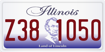 IL license plate Z381050