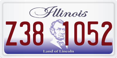 IL license plate Z381052
