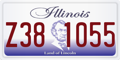 IL license plate Z381055