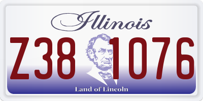 IL license plate Z381076
