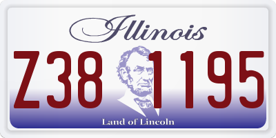 IL license plate Z381195