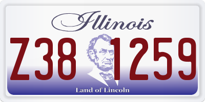 IL license plate Z381259