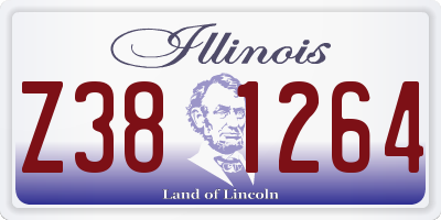 IL license plate Z381264