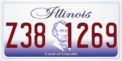 IL license plate Z381269