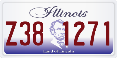 IL license plate Z381271