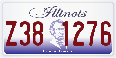 IL license plate Z381276