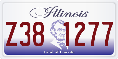 IL license plate Z381277