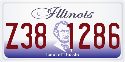 IL license plate Z381286