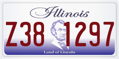 IL license plate Z381297