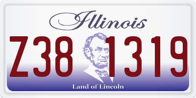 IL license plate Z381319