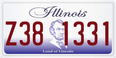 IL license plate Z381331
