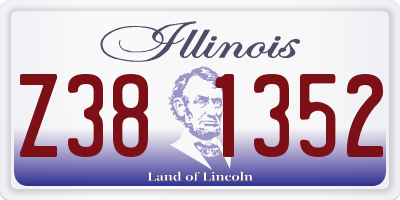 IL license plate Z381352