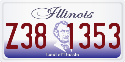 IL license plate Z381353