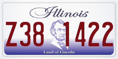 IL license plate Z381422