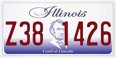IL license plate Z381426