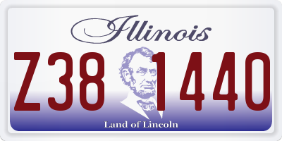 IL license plate Z381440