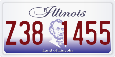 IL license plate Z381455