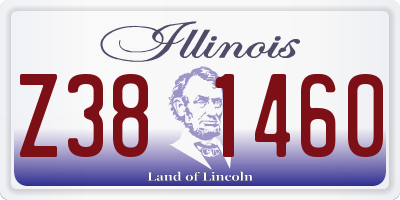 IL license plate Z381460