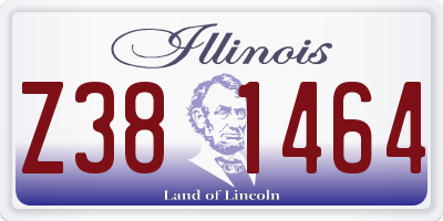 IL license plate Z381464