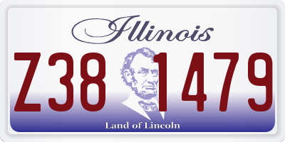 IL license plate Z381479