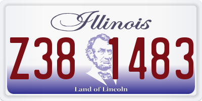 IL license plate Z381483