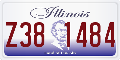 IL license plate Z381484