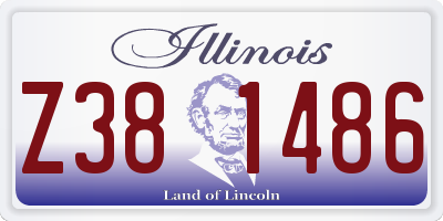 IL license plate Z381486