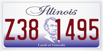 IL license plate Z381495