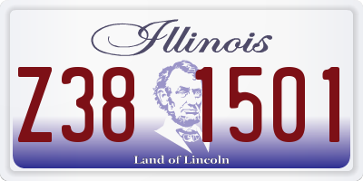 IL license plate Z381501
