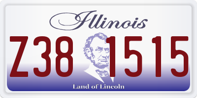 IL license plate Z381515