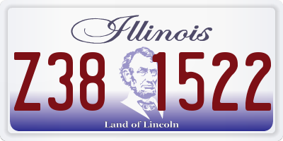 IL license plate Z381522