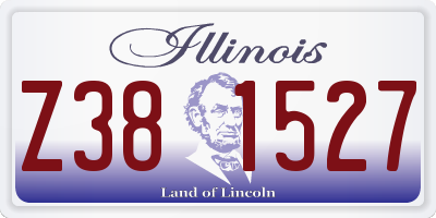 IL license plate Z381527