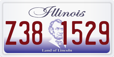 IL license plate Z381529