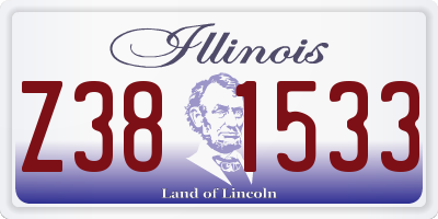 IL license plate Z381533