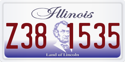 IL license plate Z381535